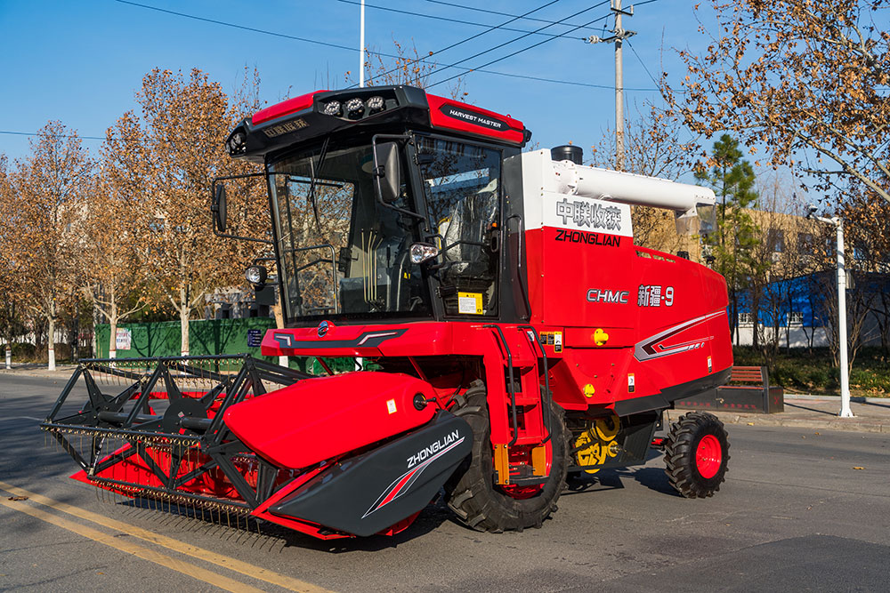 中聯收獲2022新款4LZ-9B自走輪式谷物聯合收割機